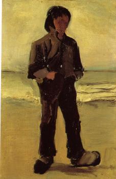 Vincent Van Gogh : Fisherman on the beach